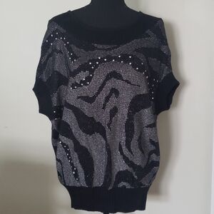 Guess silvery top size xs